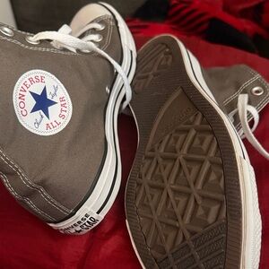 Converse  Mens High-Top Sneakers - Gray